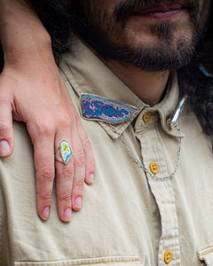 U|F ibz003 — Ibiza Brooch — view 3